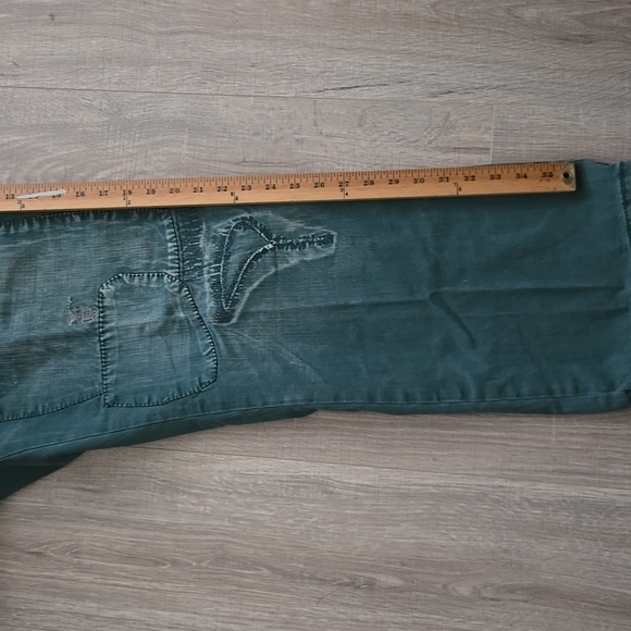 POLO Sportsman Military Green Distress 1967 Patchwork Cargo Jeans NWT - Picture 12 of 16